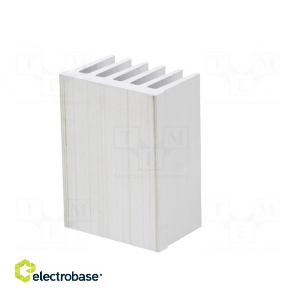 Heatsink: extruded | grilled | natural | L: 50mm | W: 36.8mm | H: 25mm image 6