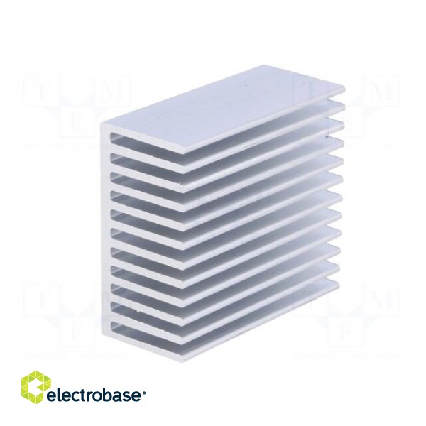 Heatsink: extruded | grilled | natural | L: 50mm | W: 45mm | H: 22mm | raw image 8