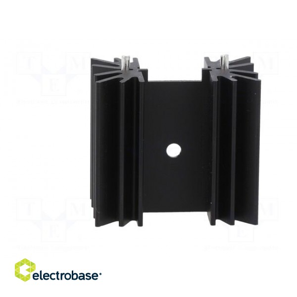 Heatsink: extruded | H | TO218,TO220,TO247 | black | L: 41.9mm | 3.3°C/W фото 5