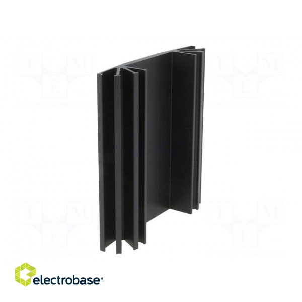 Heatsink: extruded | grilled | TO3 | black | L: 75mm | W: 70mm | H: 15mm image 8