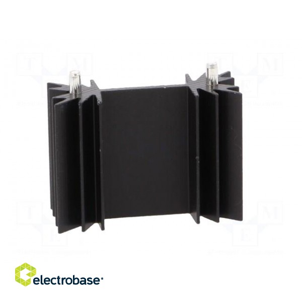 Heatsink: extruded | H | TO202,TO218,TO220,TOP3 | black | L: 25.4mm image 9