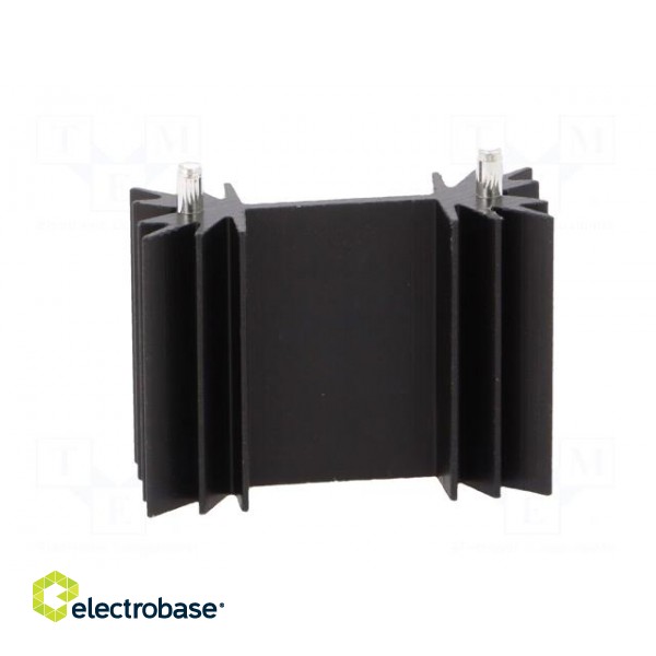 Heatsink: extruded | H | TO202,TO218,TO220,TOP3 | black | L: 25.4mm image 5