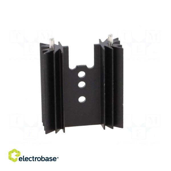 Heatsink: extruded | H | TO202,TO218,TO220,TOP3 | black | L: 38.1mm image 9
