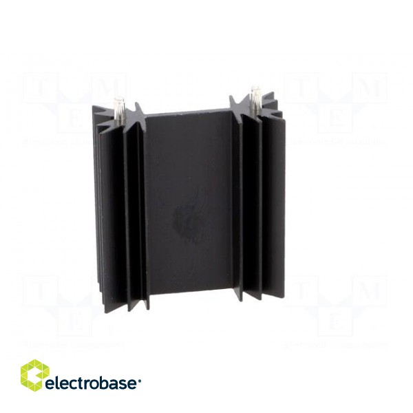 Heatsink: extruded | H | TO202,TO218,TO220,TOP3 | black | L: 38.1mm image 9