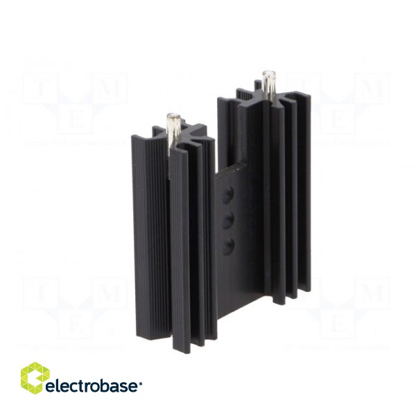 Heatsink: extruded | H | TO202,TO218,TO220,TOP3 | black | L: 38mm image 4
