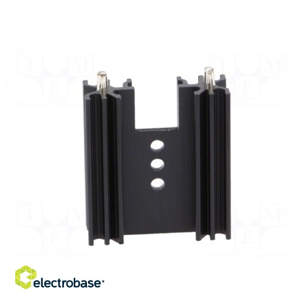 Heatsink: extruded | H | TO202,TO218,TO220,TOP3 | black | L: 38mm image 5