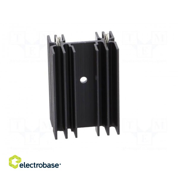 Heatsink: extruded | H | TO218,TO220,TOP3 | black | L: 50mm | W: 35mm фото 9