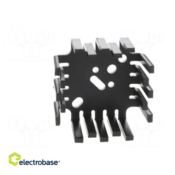 Heatsink: extruded | SOT32,TO3,TO66,TO9 | black | L: 46mm | W: 46mm image 9