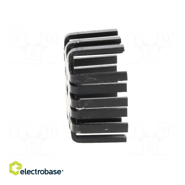 Heatsink: extruded | SOT32,TO3,TO66,TO9 | black | L: 46mm | W: 46mm image 7