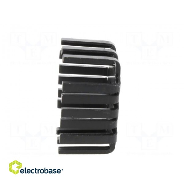 Heatsink: extruded | SOT32,TO3,TO66,TO9 | black | L: 46mm | W: 46mm image 3