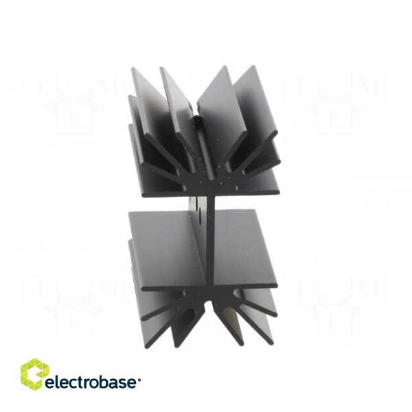 Heatsink: extruded | TO218,TO220,TO247 | black | L: 25mm | W: 41.6mm image 3