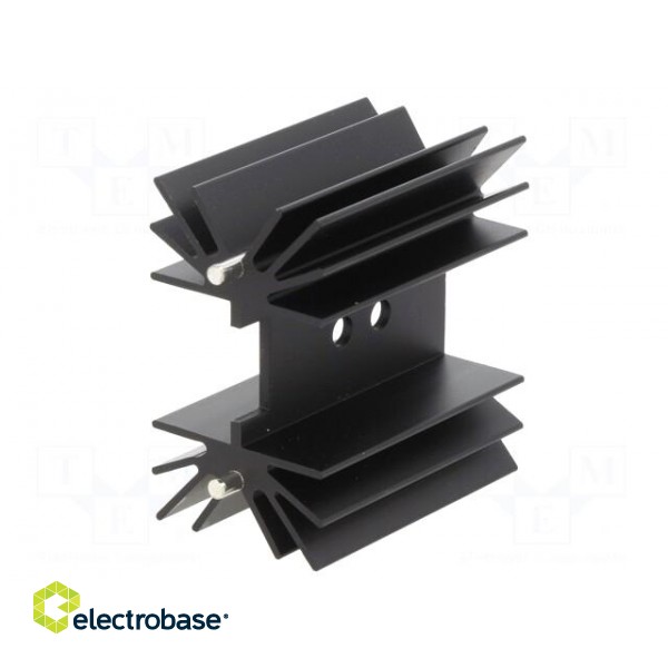 Heatsink: extruded | TO218,TO220,TO247 | black | L: 25mm | W: 41.6mm image 8
