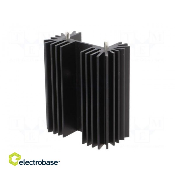 Heatsink: extruded | TO218,TO220,TO247 | black | L: 25mm | W: 42mm | R image 6