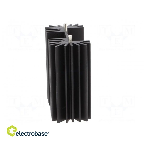 Heatsink: extruded | TO218,TO220,TO247 | black | L: 25mm | W: 42mm | R image 7