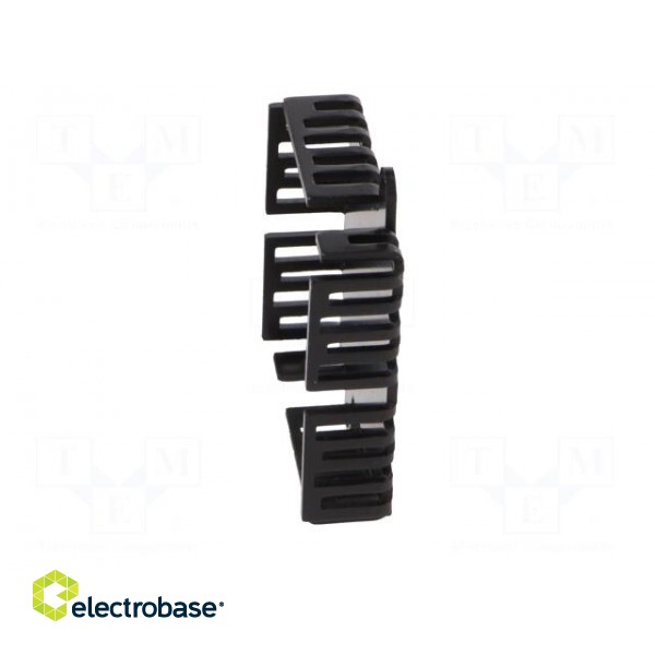 Heatsink: extruded | TO220 | black | L: 44mm | W: 44mm | H: 1.5mm | anodized image 3