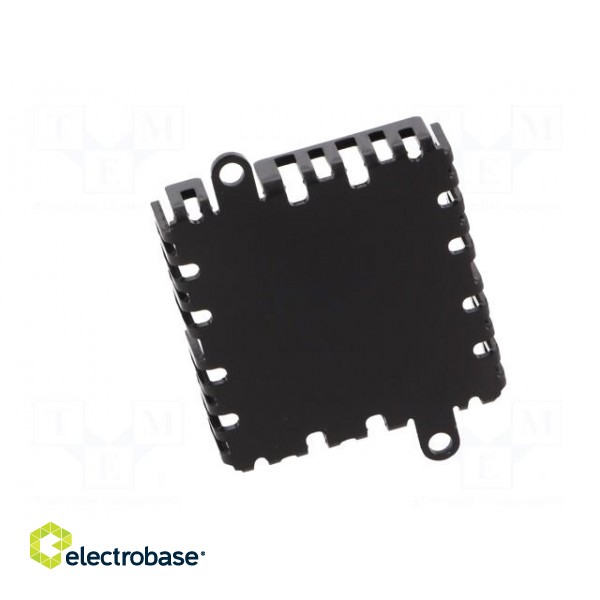Heatsink: extruded | TO220 | black | L: 44mm | W: 44mm | H: 1.5mm | anodized image 5