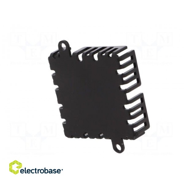 Heatsink: extruded | TO220 | black | L: 44mm | W: 44mm | H: 1.5mm | anodized image 6