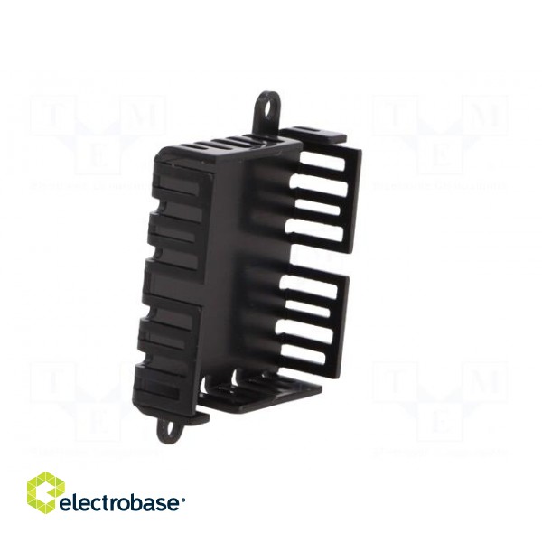Heatsink: extruded | TO220 | black | L: 44mm | W: 44mm | H: 1.5mm | anodized image 8