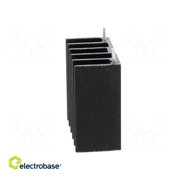 Heatsink: extruded | TO220,TO247 | black | L: 30mm | W: 30mm | H: 15mm image 3