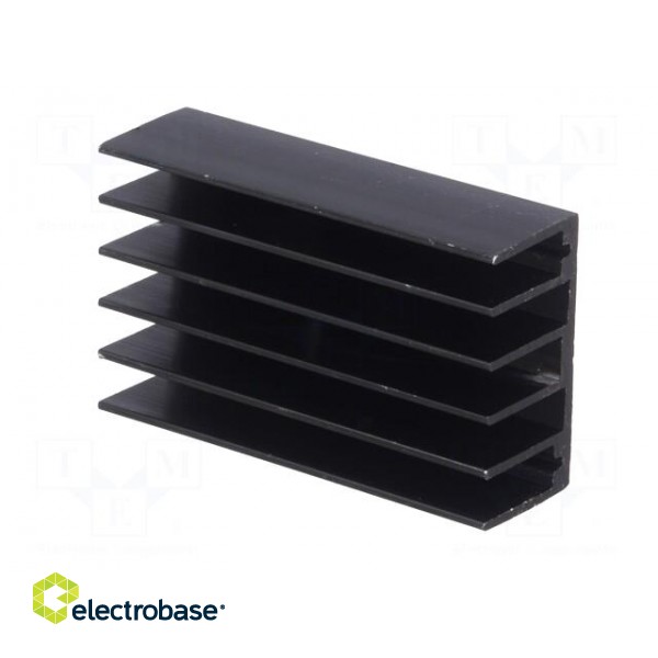 Heatsink: extruded | TO220,TO247 | black | L: 50mm | W: 30mm | H: 15mm image 2