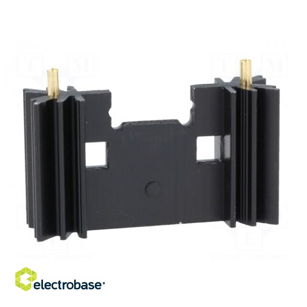 Heatsink: extruded | TO220,TO3P | black | L: 25.4mm | W: 45mm | H: 12.7mm image 9