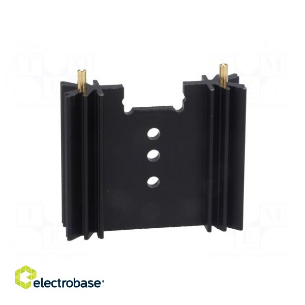 Heatsink: extruded | TO220,TO3P | black | L: 38.1mm | W: 45mm | H: 12.7mm image 5