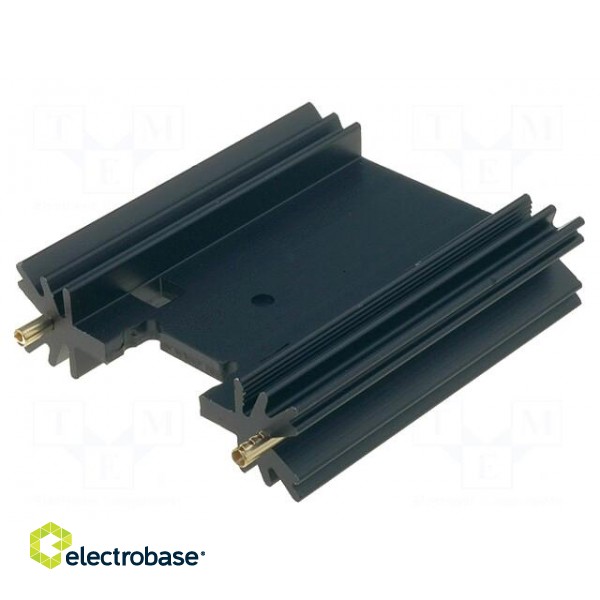 Heatsink: extruded | TO220,TO3P | black | L: 50.8mm | W: 45mm | H: 12.7mm