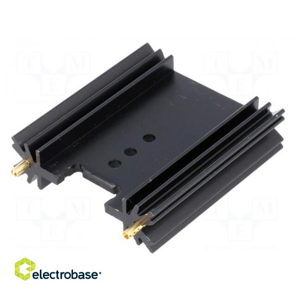 Heatsink: extruded | TO220,TO3P | black | L: 50.8mm | W: 45mm | H: 12.7mm image 1