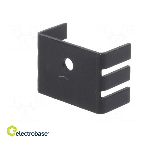 Heatsink: extruded | U | TO202,TO218,TO220 | black | L: 18.1mm | 289 image 6