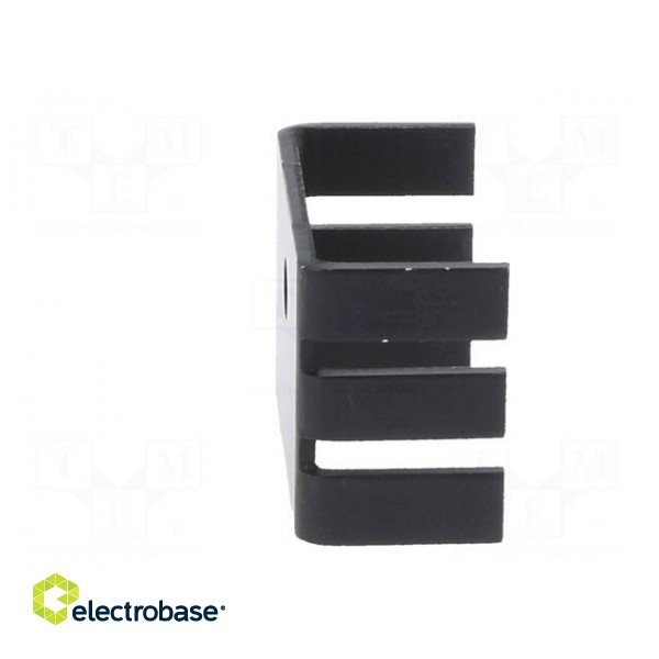 Heatsink: extruded | U | TO202,TO218,TO220 | black | L: 18.1mm | 289 image 7
