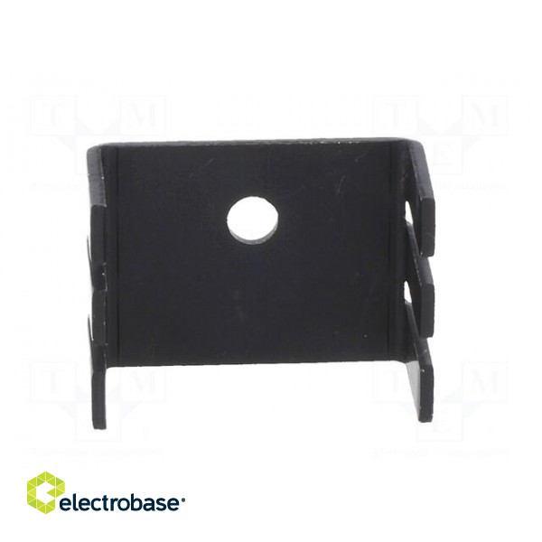 Heatsink: extruded | U | TO202,TO218,TO220 | black | L: 18.1mm | 289 image 9