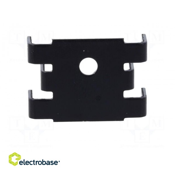 Heatsink: extruded | U | TO3,TO32,TO66,TO9 | black | L: 18mm | W: 25.4mm фото 5