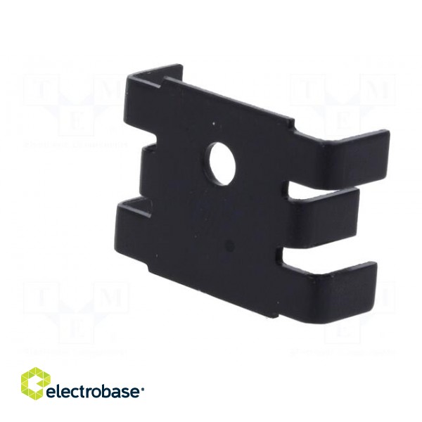 Heatsink: extruded | U | TO3,TO32,TO66,TO9 | black | L: 18mm | W: 25.4mm фото 6