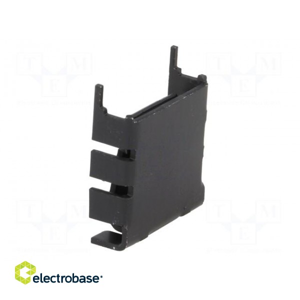 Heatsink: moulded | TO218,TO220 | black | L: 25.4mm | W: 25mm | H: 8.3mm image 4