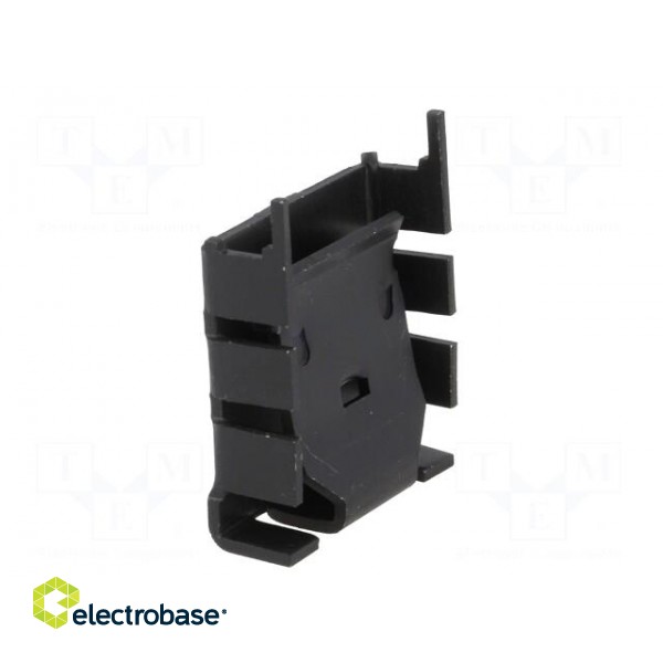 Heatsink: moulded | TO218,TO220 | black | L: 25.4mm | W: 25mm | H: 8.3mm image 8
