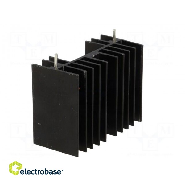 Heatsink: moulded | TO220,TO247 | black | L: 30mm | W: 40mm | H: 20mm image 4