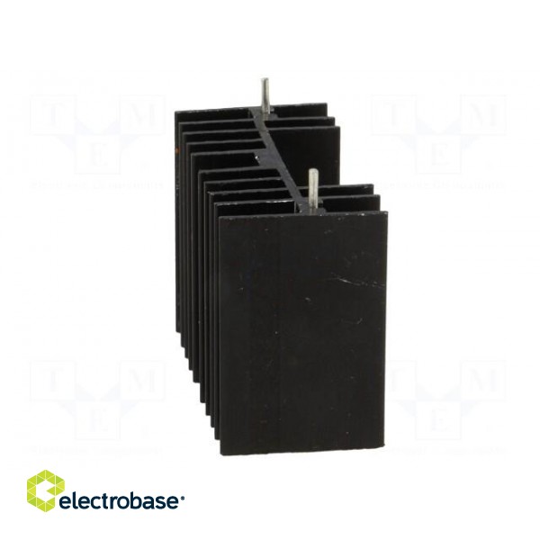 Heatsink: moulded | TO220,TO247 | black | L: 30mm | W: 40mm | H: 20mm image 7
