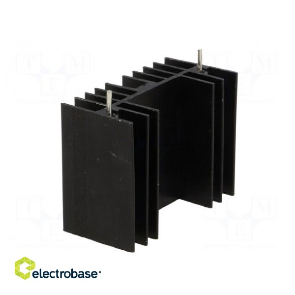 Heatsink: moulded | TO220,TO247 | black | L: 30mm | W: 40mm | H: 20mm image 8