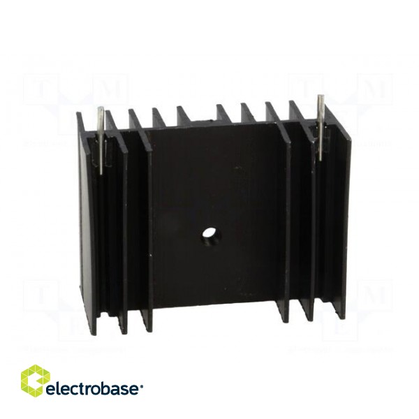 Heatsink: moulded | TO220,TO247 | black | L: 30mm | W: 40mm | H: 20mm image 9