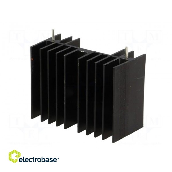 Heatsink: moulded | TO220,TO247 | black | L: 30mm | W: 40mm | H: 20mm image 6