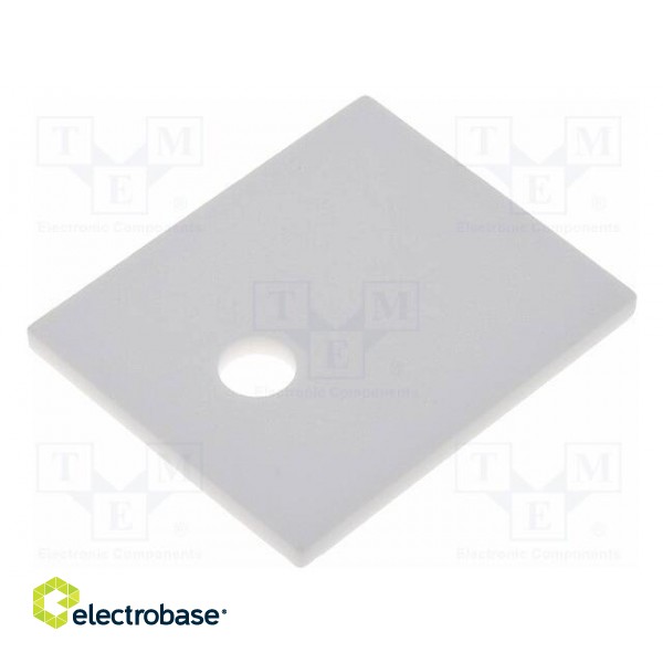 Heat transfer pad: ceramic | TO218,TO247 | L: 21mm | W: 25mm | 25W/mK