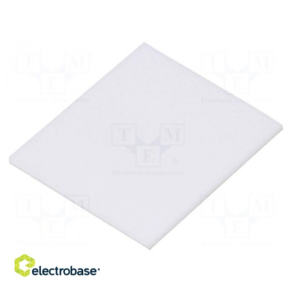 Heat transfer pad: ceramic | TO247 | L: 20mm | W: 23mm | Thk: 1mm | 25W/mK