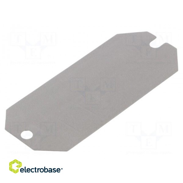 Heat transfer pad: graphite | L: 103mm | W: 43mm | Thk: 0.2mm | 20W/mK