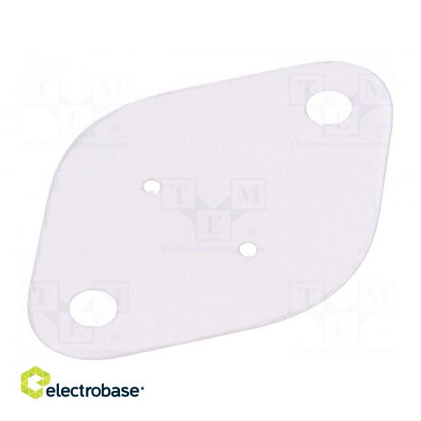 Heat transfer pad: mica | TO3 | 0.35K/W | L: 41.5mm | W: 28.2mm