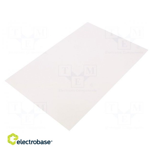 Heat transfer pad: silicone | L: 300mm | W: 200mm | Thk: 0.2mm | 1.5W/mK