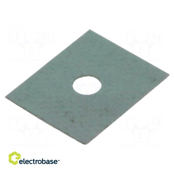 Heat transfer pad: silicone | TO126 | 0.45K/W | L: 11mm | W: 9mm | 6.5kV