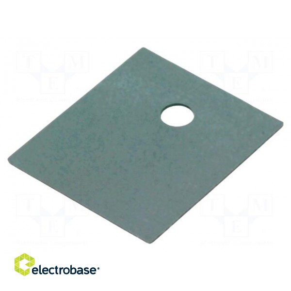 Heat transfer pad: silicone | TOP3/1 | 0.4K/W | L: 20.5mm | W: 17.5mm