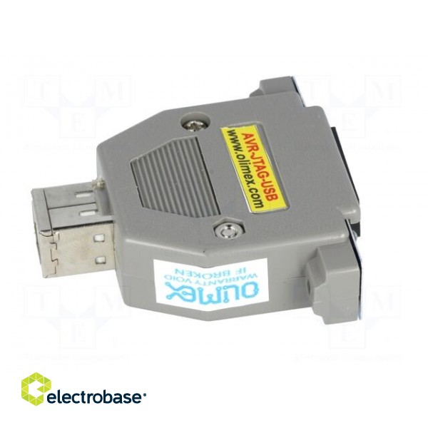 Programmer: microcontrollers | AVR | USB | JTAG,USB B | 50x40mm image 3