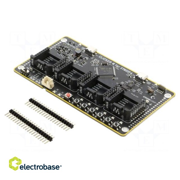 Dev.kit: ARM ST | Components: STM32F407VGT6 | Add-on connectors: 4