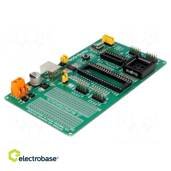 Dev.kit: Microchip 8051 | Series: AT89 | prototype board paveikslėlis 1